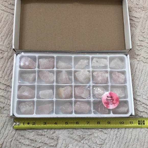Box of 24 pieces of rose quartz New factory sealed - Picture 15 of 16